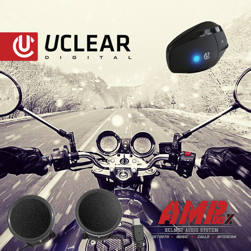 AMP GO X Bluetooth 5.0 Intercom Headset - Single Kit